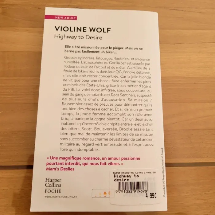Livre Violine Wolf Highway to desire - photo numéro 2