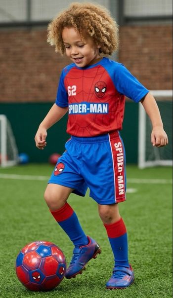 Ensemble 2 pièces de foot Spiderman 4/6ans