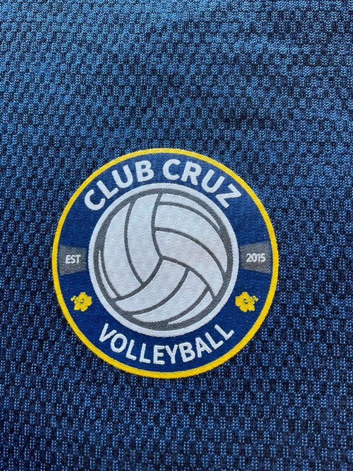 Sweat à capuche pour femme Adidas Club Cruz Volleyball bleu marine taille XLT 48T 50T 216 - photo numéro 4