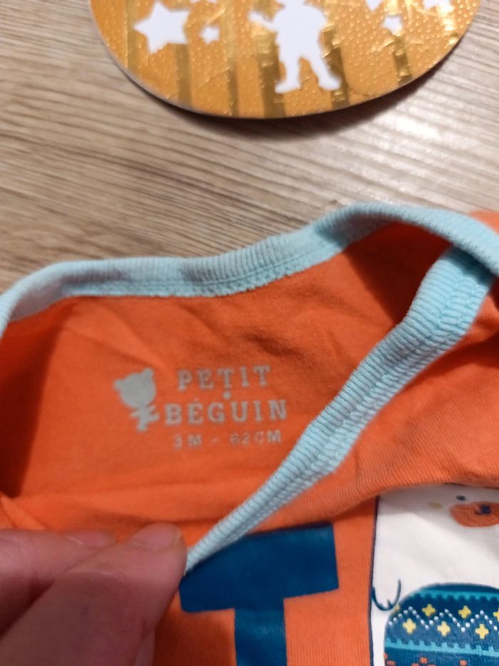 Body petit béguin 3 mois - photo numéro 3