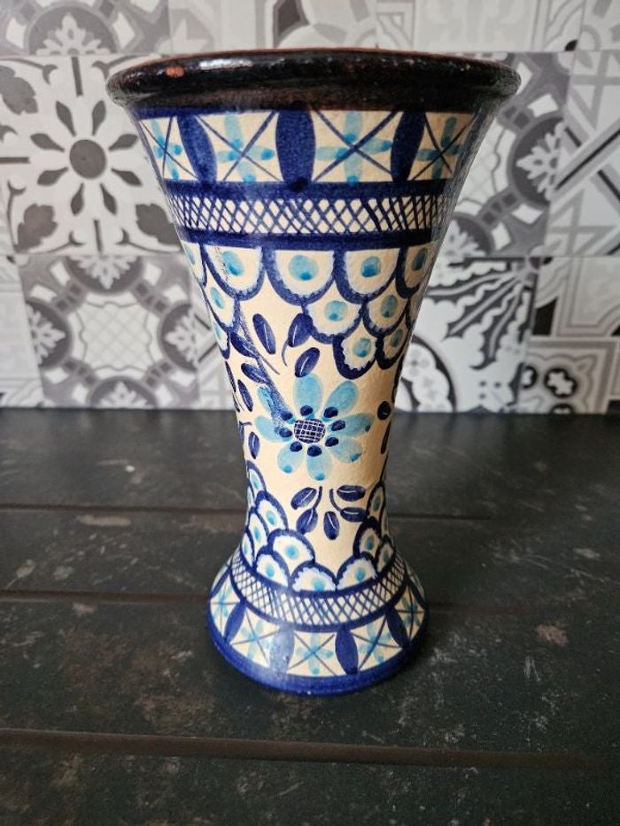 Vase terre cuite vintage