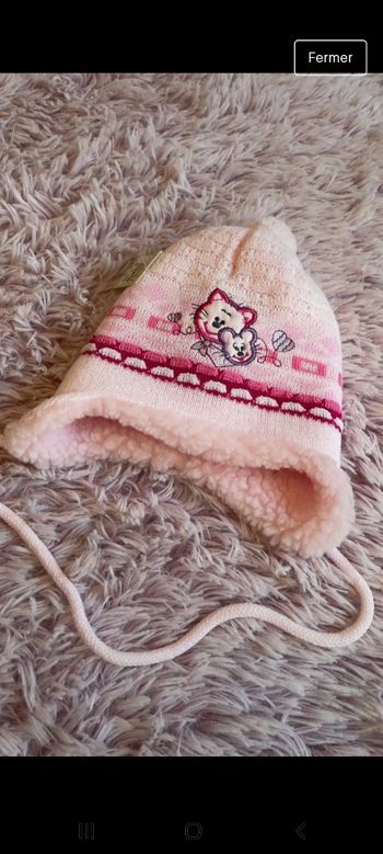 Bonnet 6/12 Mois NEUF avec Étiquette