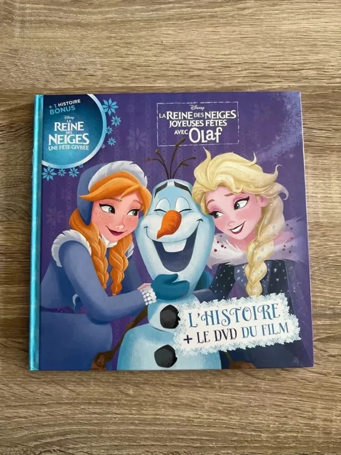 La reine des neiges joyeuses fêtes avec olaf + dvd du film - photo numéro 2