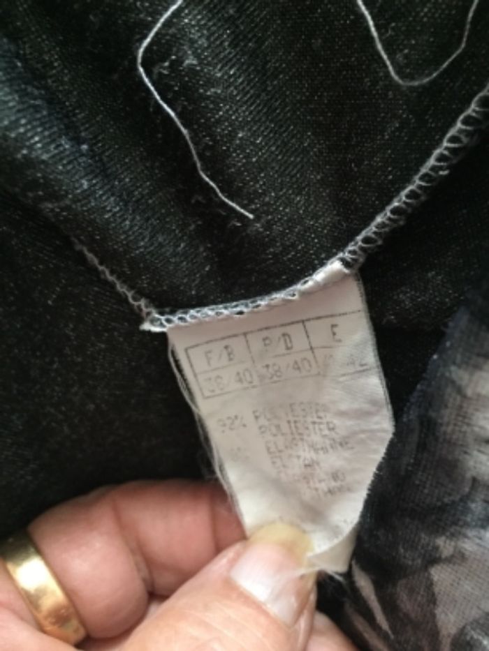 Blouse panne de velours 40/L - photo numéro 2