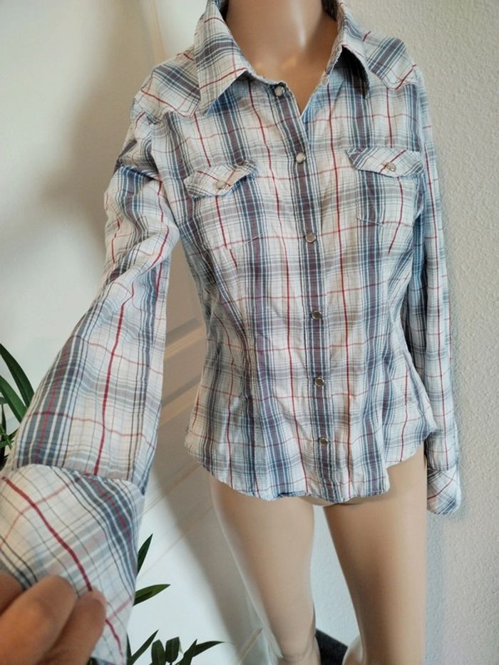 Chemise à carreaux Esprit taille 34 - photo numéro 2