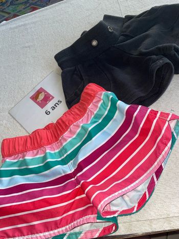 Lot 2 shorts 6 ans