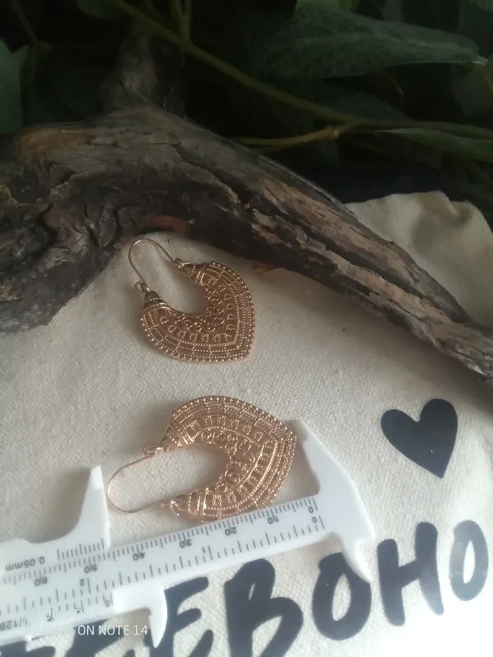 Boucles d'oreilles bohèmes orientales - photo numéro 2