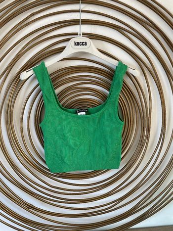 Crop top côtelé Zara TXS