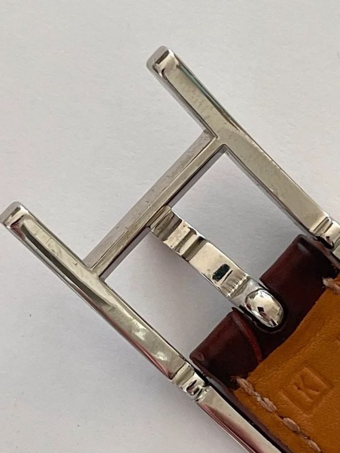 Bracelet en cuir Hermès. - photo numéro 3