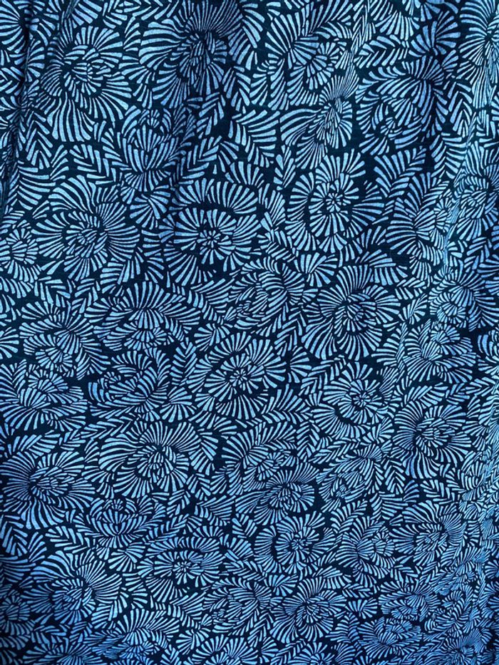 Robe longue bleue à motifs Hush - photo numéro 2