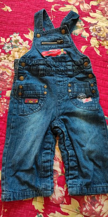 Salopette jean CARS 6 mois