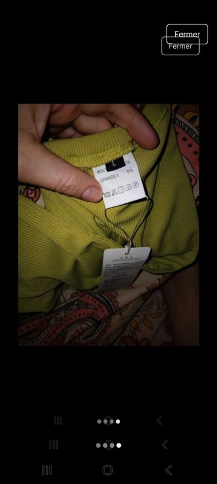 Ensemble sexy 2 pièces jupe et haut bandeau - photo numéro 4