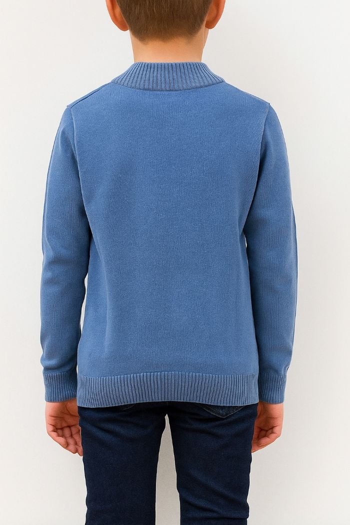 Gilet Zippé Bleu orchestra 8 ans (128 cm) - 100% Coton - photo numéro 2