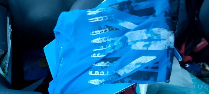 T-shirt bleu roi - photo numéro 4