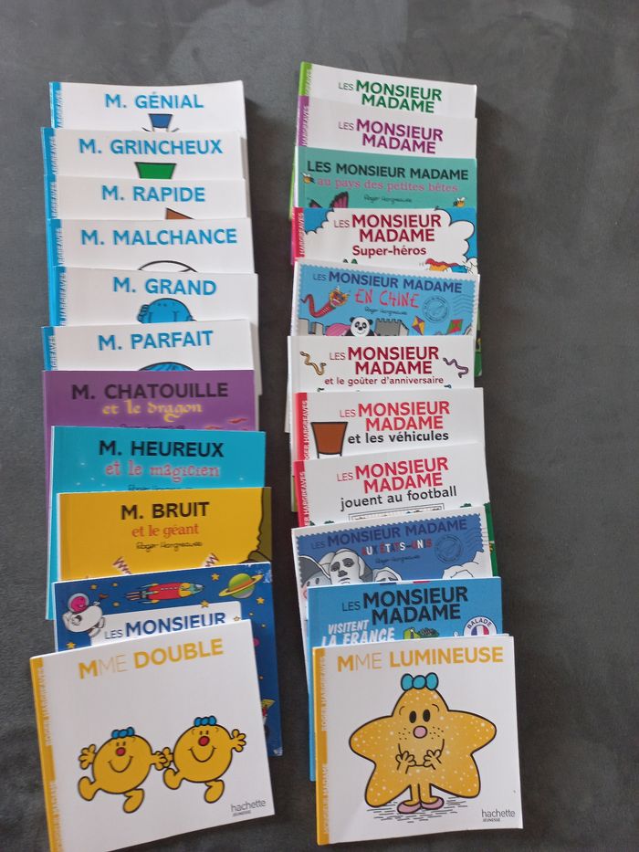 Lot 22 livres monsieur madame - photo numéro 3