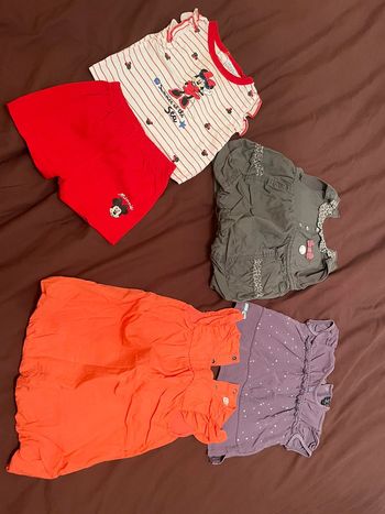 Lot vêtement été 6 mois fille