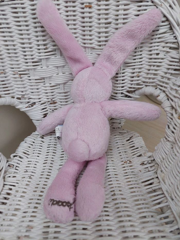 Jacadi - petite peluche lapin rose - photo numéro 4