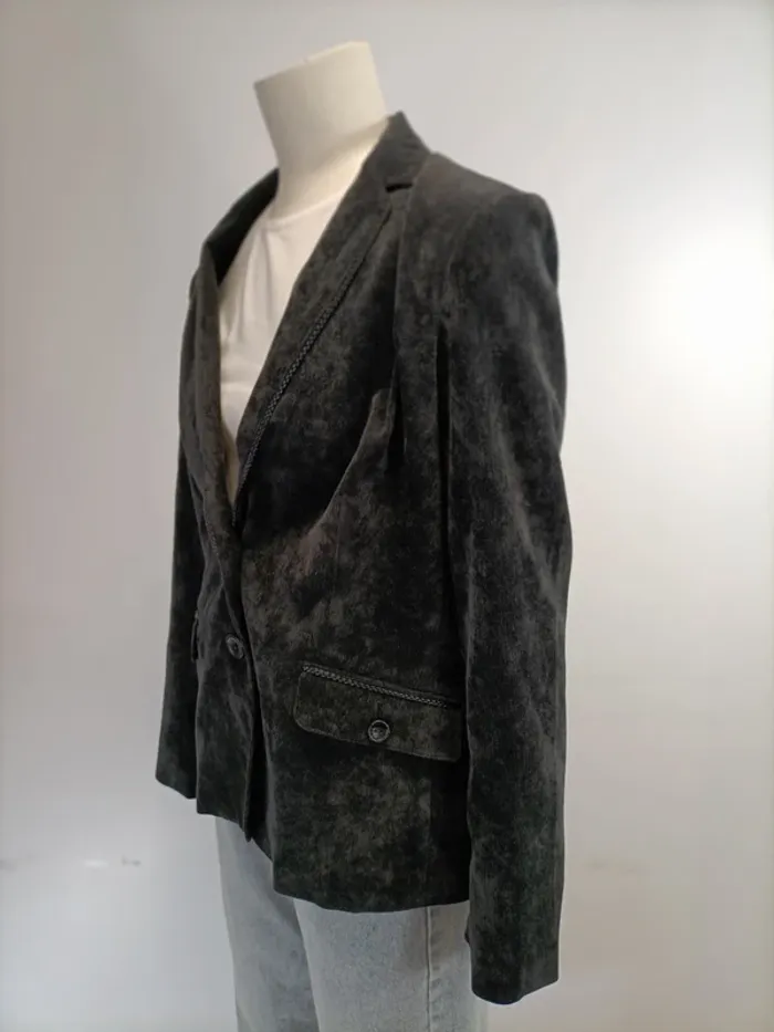 Veste Blazer Femme - élégant intemporel - Burton of London - 42 - Velours côtelé - photo numéro 2