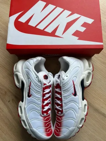 Nike Air Max Plus White Gradient Red 38