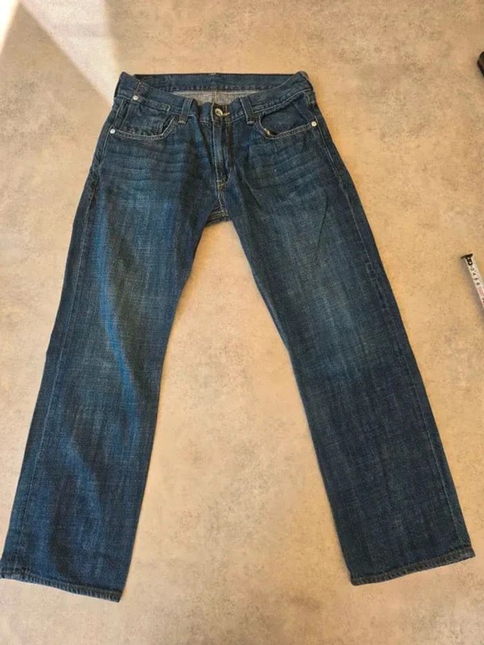 Jeans Levi's 514 W33 FR42 L30 coupe droite bleu Homme Men pan297b - photo numéro 3