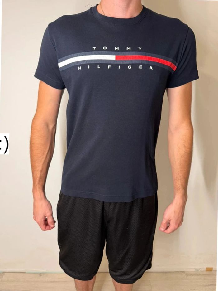 T-shirt Tommy Hilfiger homme M bleu marine