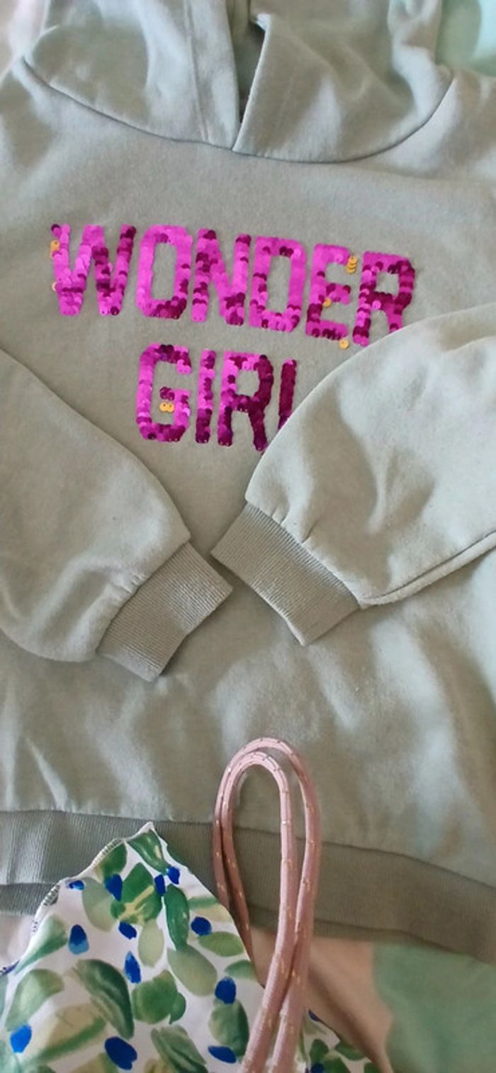 Pull capuche fille - photo numéro 2