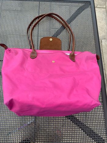 Grand sac Longchamp rose