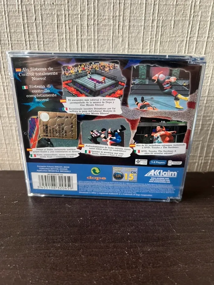 Jeu Dreamcast – ECW Anarchy Rulz – Neuf sous blister - photo numéro 3