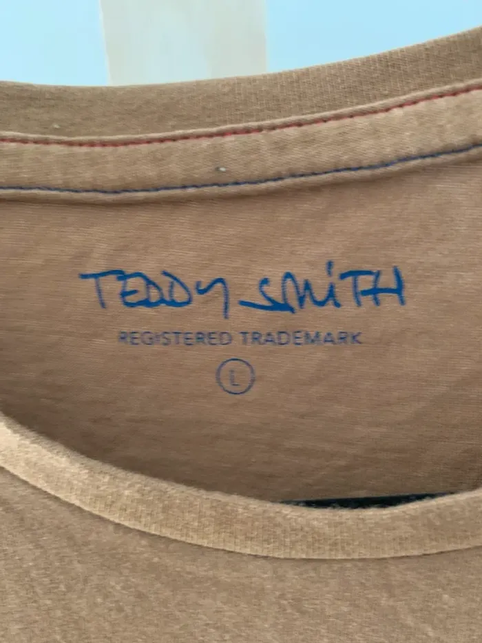 T-shirt Teddy Smith camel – Taille L - photo numéro 3