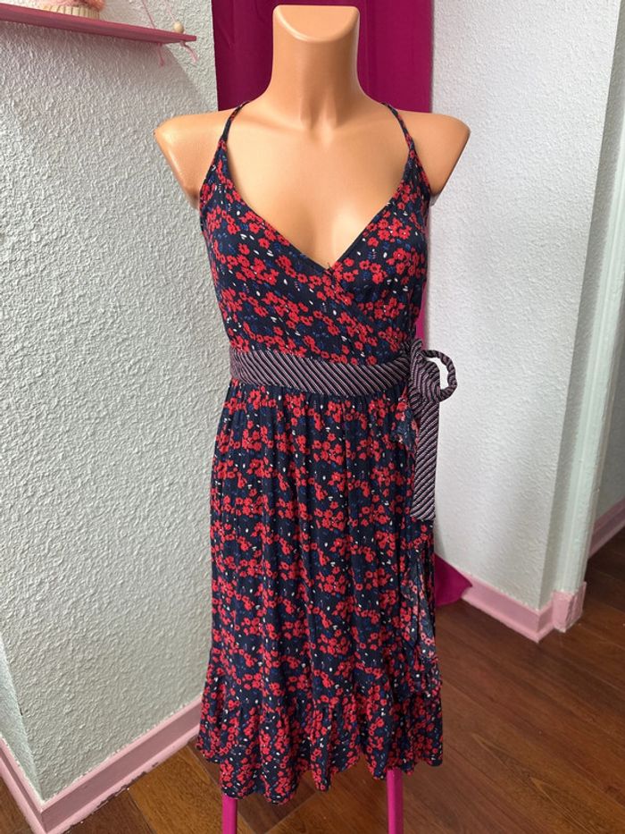 Robe portefeuille Bonobo fleurie