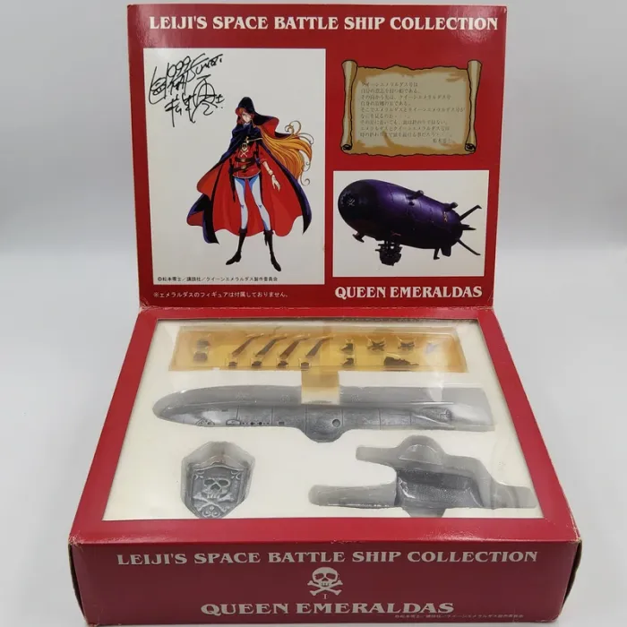 Space Pirate Captain Harlock Figure Space Battleship Collection I Queen Emeraldas Metallic Ver.