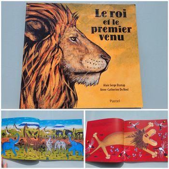 Livre couverture souple, l'école des loisirs 🦁 Le Roi et le premier venu 🦁 6-8 ans