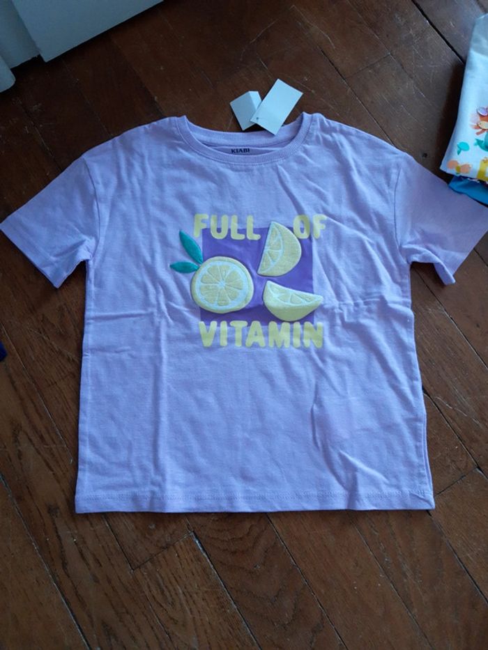 Lots tee-shirts fille été 6ans - photo numéro 6