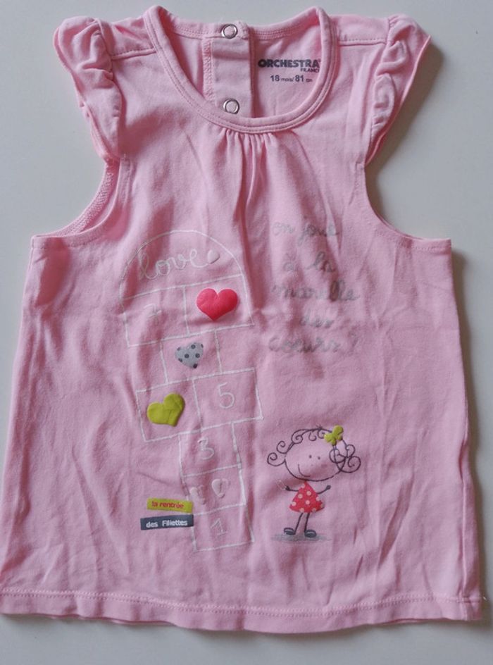Tee-shirt fille 18 mois Orchestra - photo numéro 2