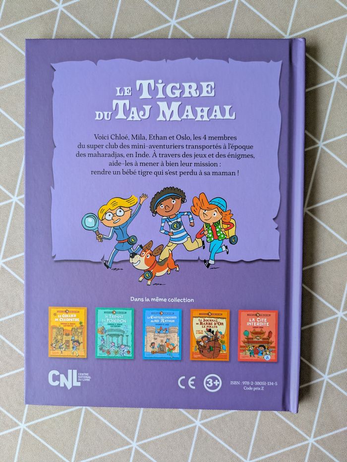 Livre " Le tigre du Taj Mahal " ( neuf ) - photo numéro 2