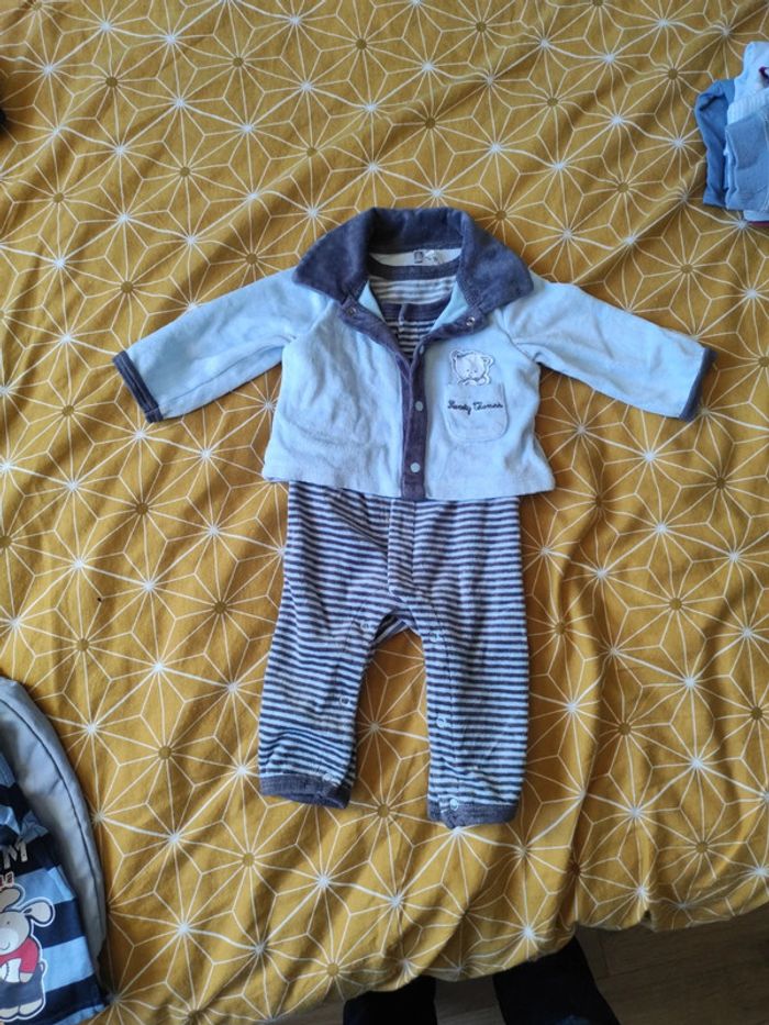 Pyjama grenouillère 2en1