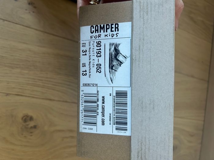 Chaussures en cuir  à scratch camper T31  neuve - photo numéro 4