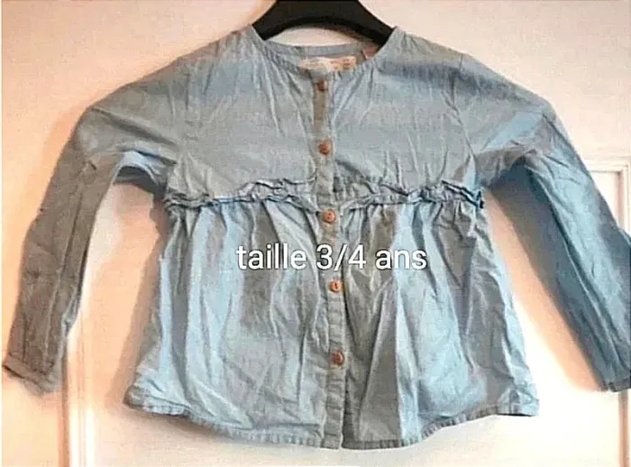 Chemise légère Zara Kids - Taille 3/4 ans