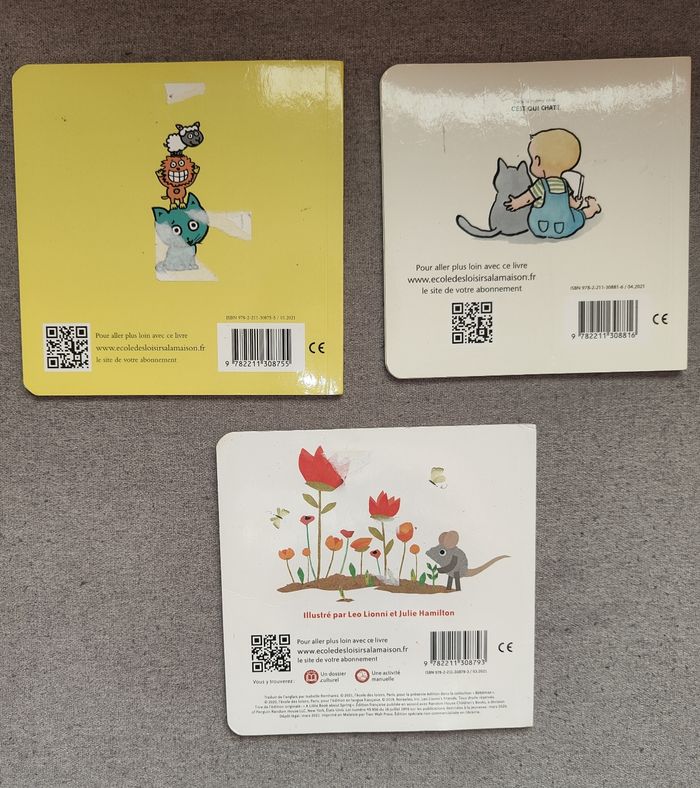 Lot de 3 livres cartonnés maternelle – Premières histoires - photo numéro 2