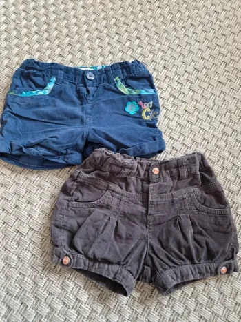 Short velours - 3 ans