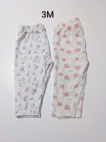 Lot de 2 leggings 3M - lucieju3ETE