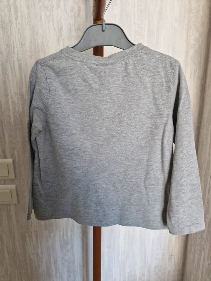 T-shirt manches longues enfant garçon 4 ans Cars Coton Polyester - photo numéro 5