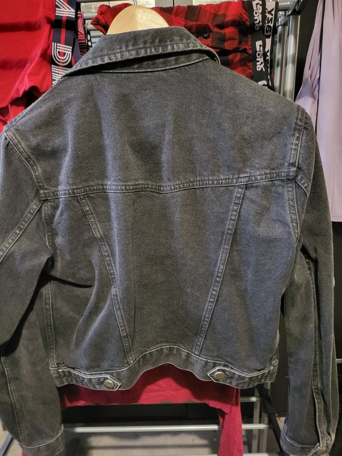 Veste jean noir femme ASOS taille 36 - photo numéro 2