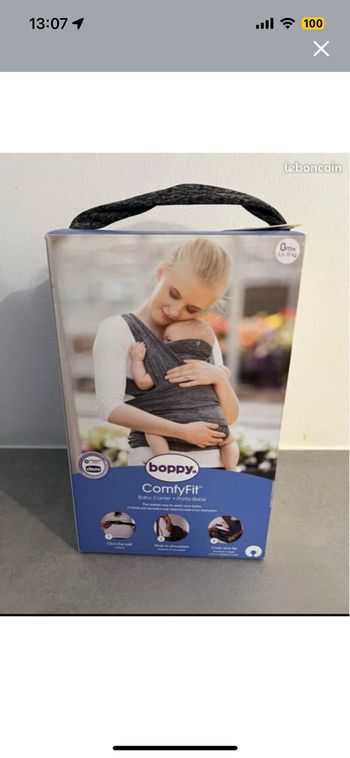 Chicco porte bébé Boppy Comfyfit NEUF