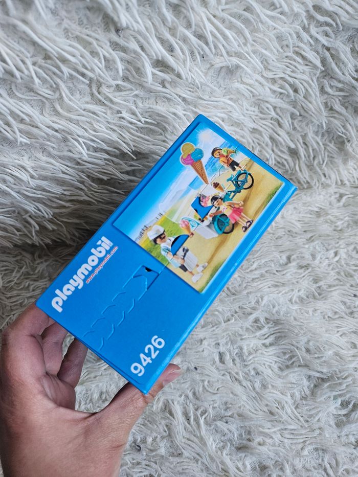 Jouet - jeux de construction playmobil 9426 marchand de glace et triporteur Neuf - photo numéro 3