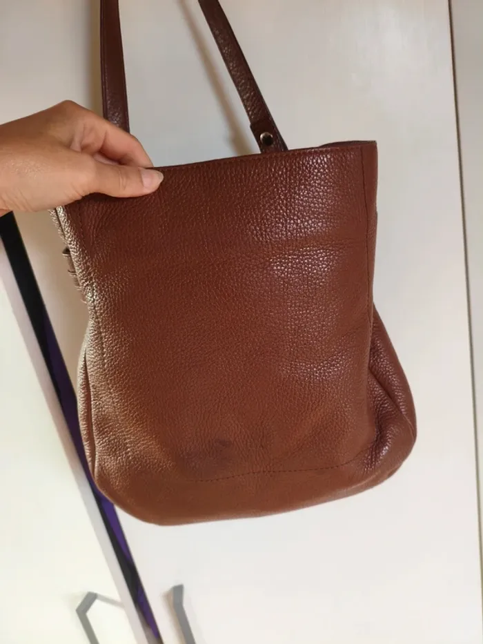 Sac en cuir marron - photo numéro 13