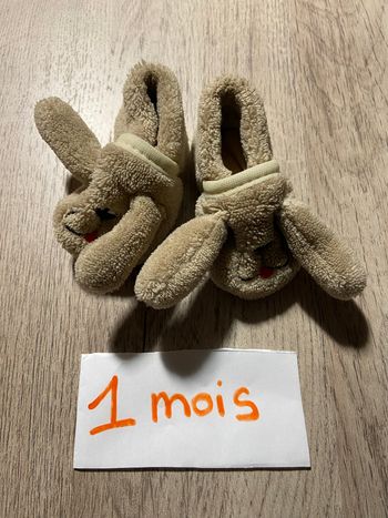 Chaussons 1 mois