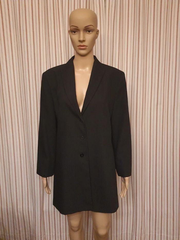 Jolie Pardessus noir Miēl taille 42 made Canada