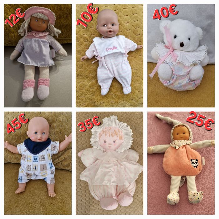 Poupée poupon peluche corolle - photo numéro 2