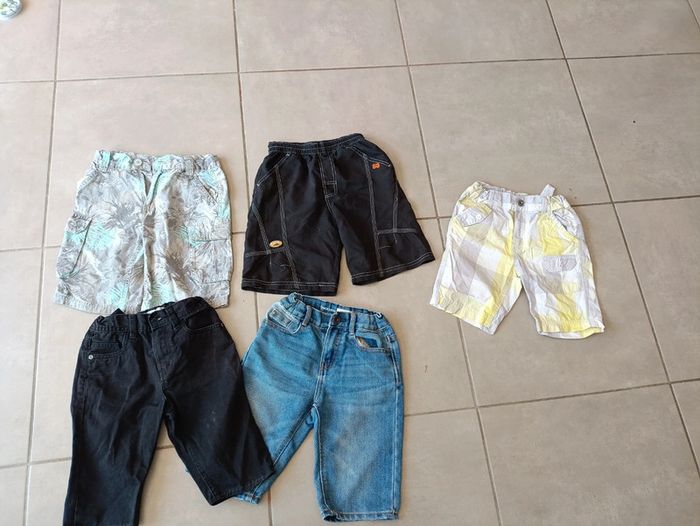 Lot de 5 shorts garçon 6 ans
